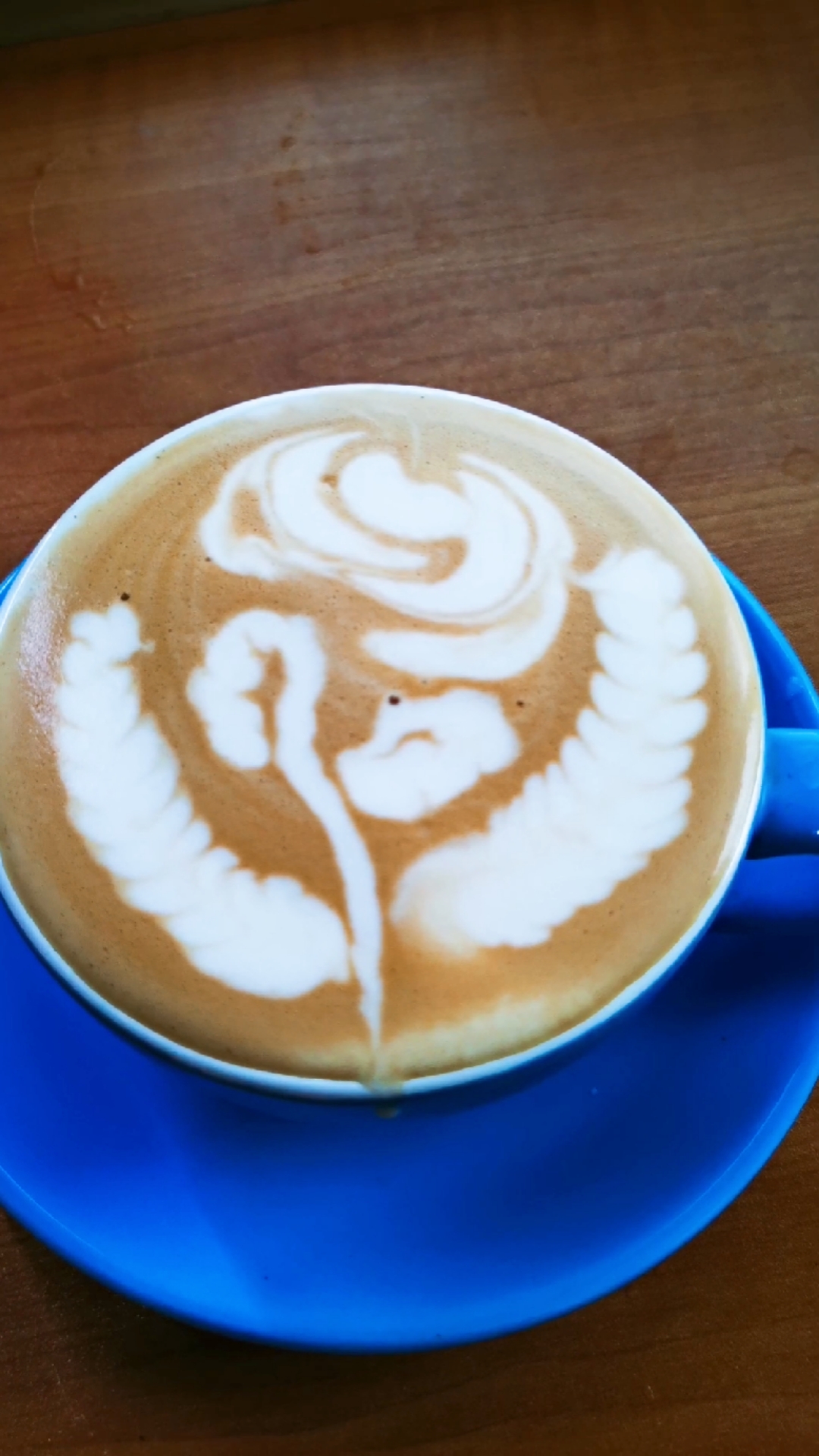 咖啡拉花#送人玫瑰,手留余香!