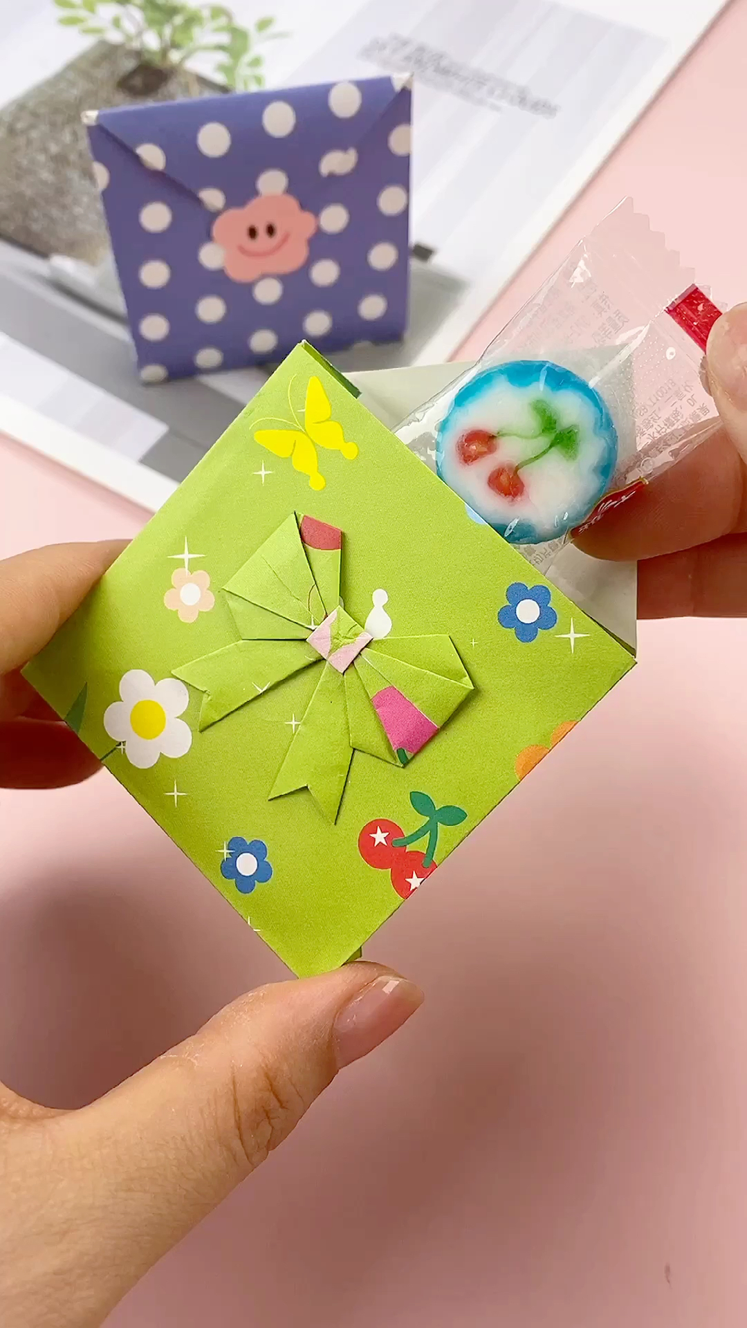 手工制作#迷你小礼品袋,装小礼物最合适!-度小视