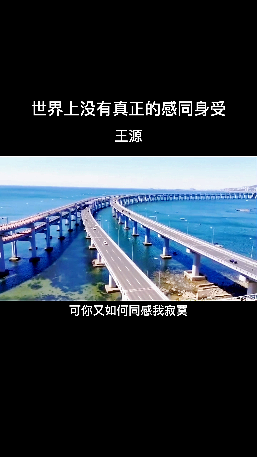 音乐这世界上哪有那么多的感同身受其实只有冷暖自知