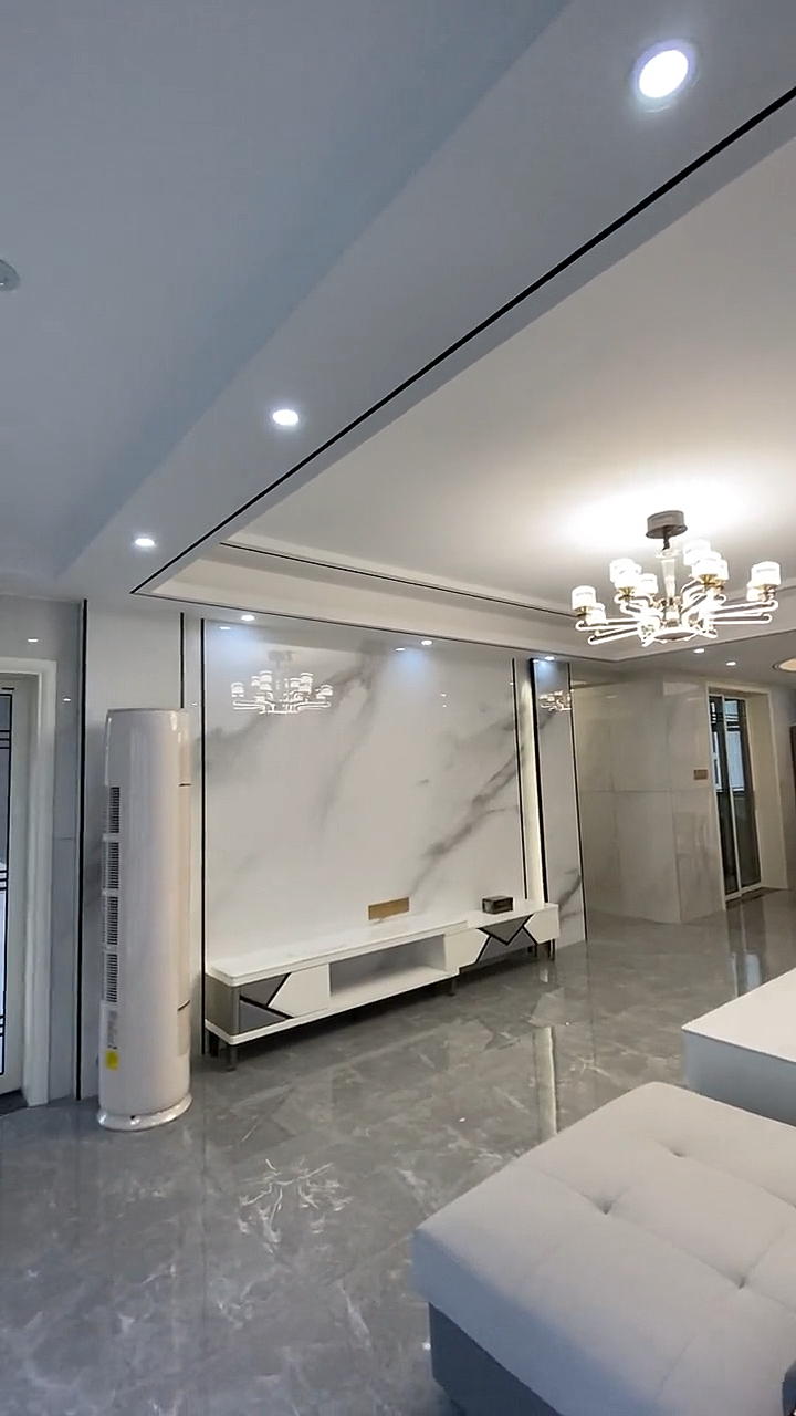 过好冬天#整体石材大板上墙,简单又好看.