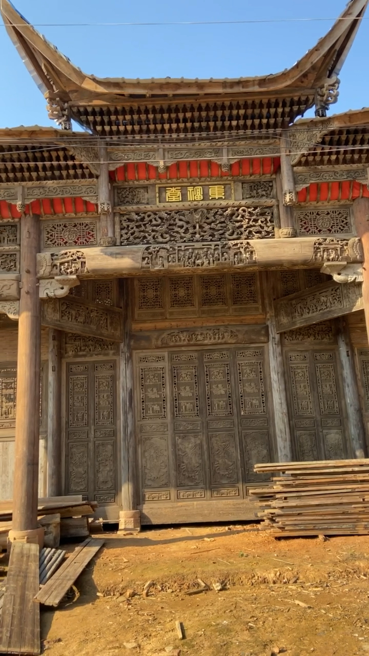 中国传统木结构建筑,古时的豪门世家.