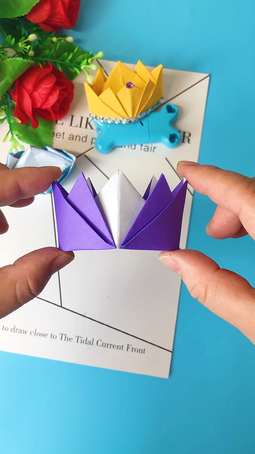 手工折纸一看就会的公主小皇冠简单又好看