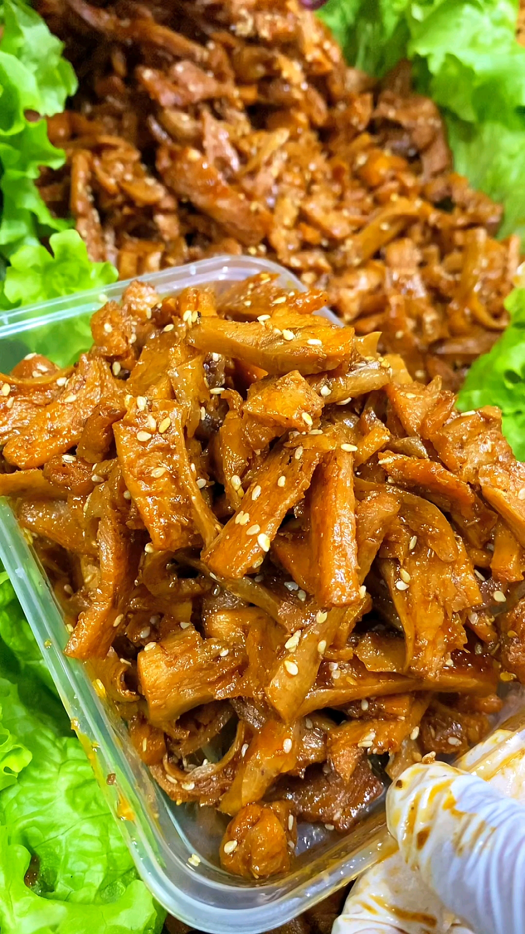 手撕素肉#手撕素肉做法哪里教学-度小视