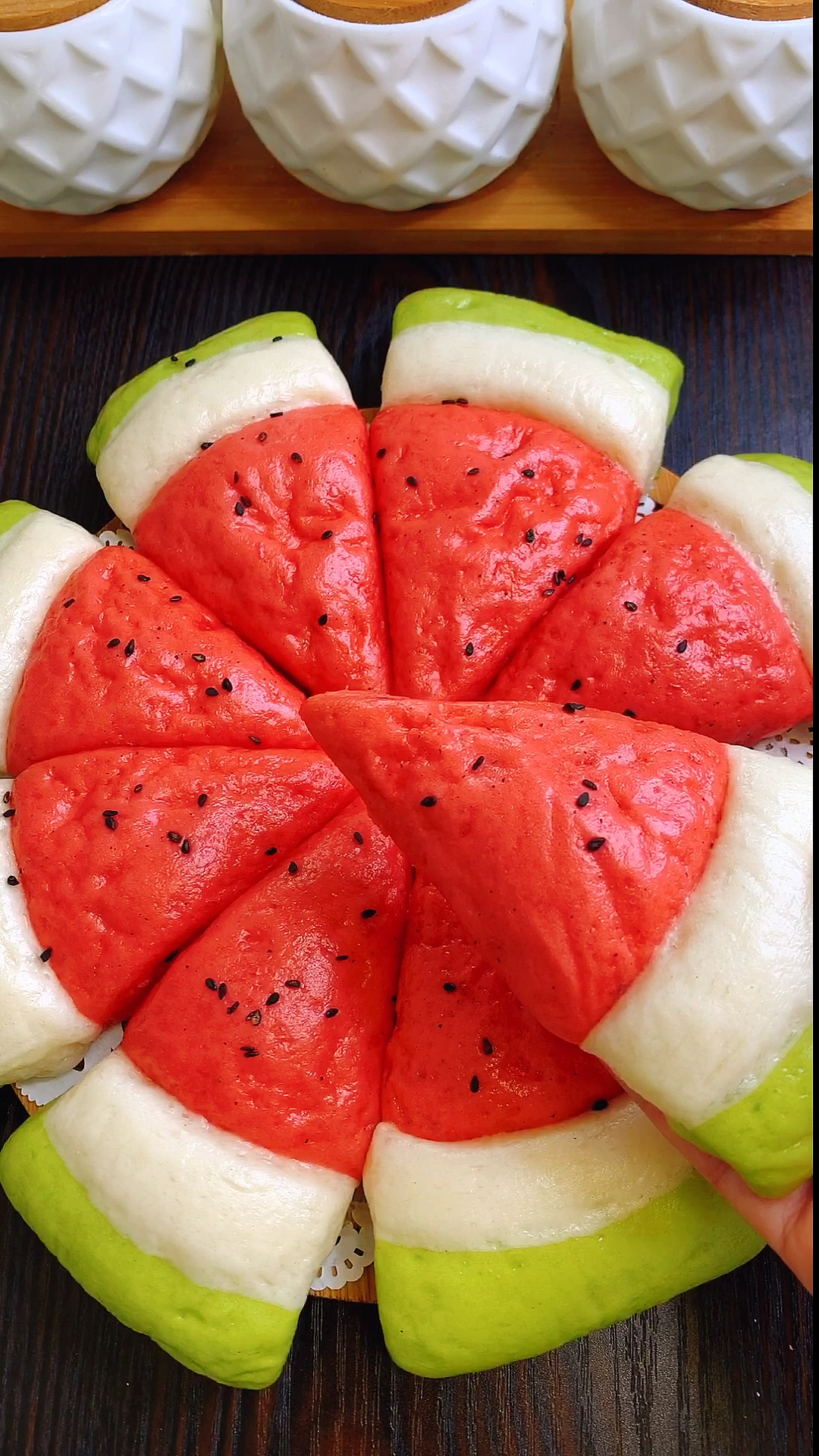 美食记#西瓜馒头这样做看就会0失败