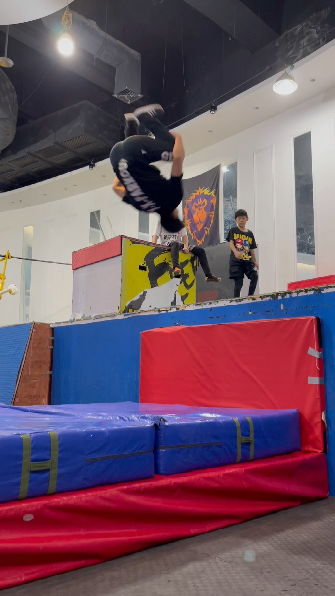 空翻特技#云顶后