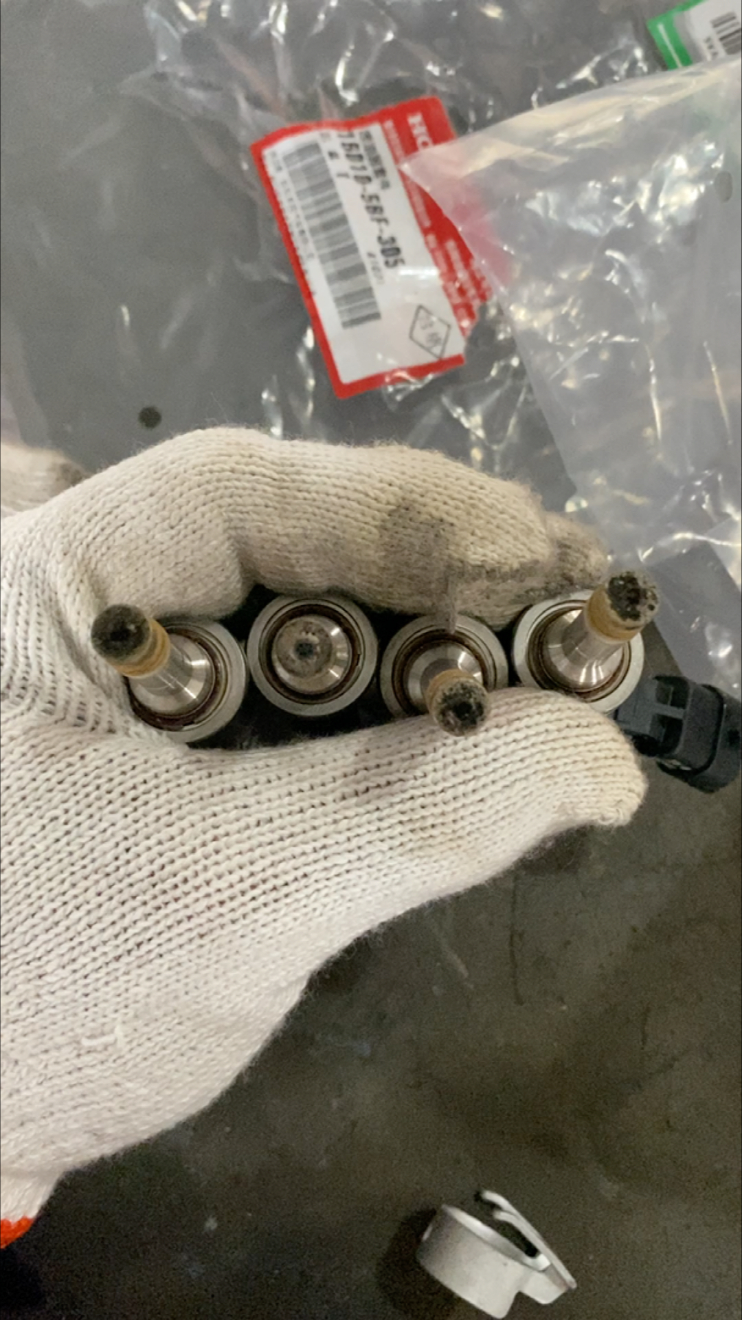 能看出哪个喷油嘴主要故障吗?