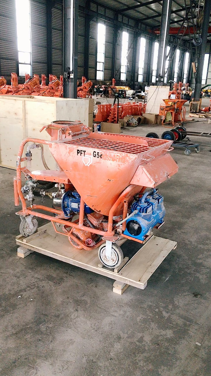 二手进口石膏机全自动轻质抹灰石膏喷浆机