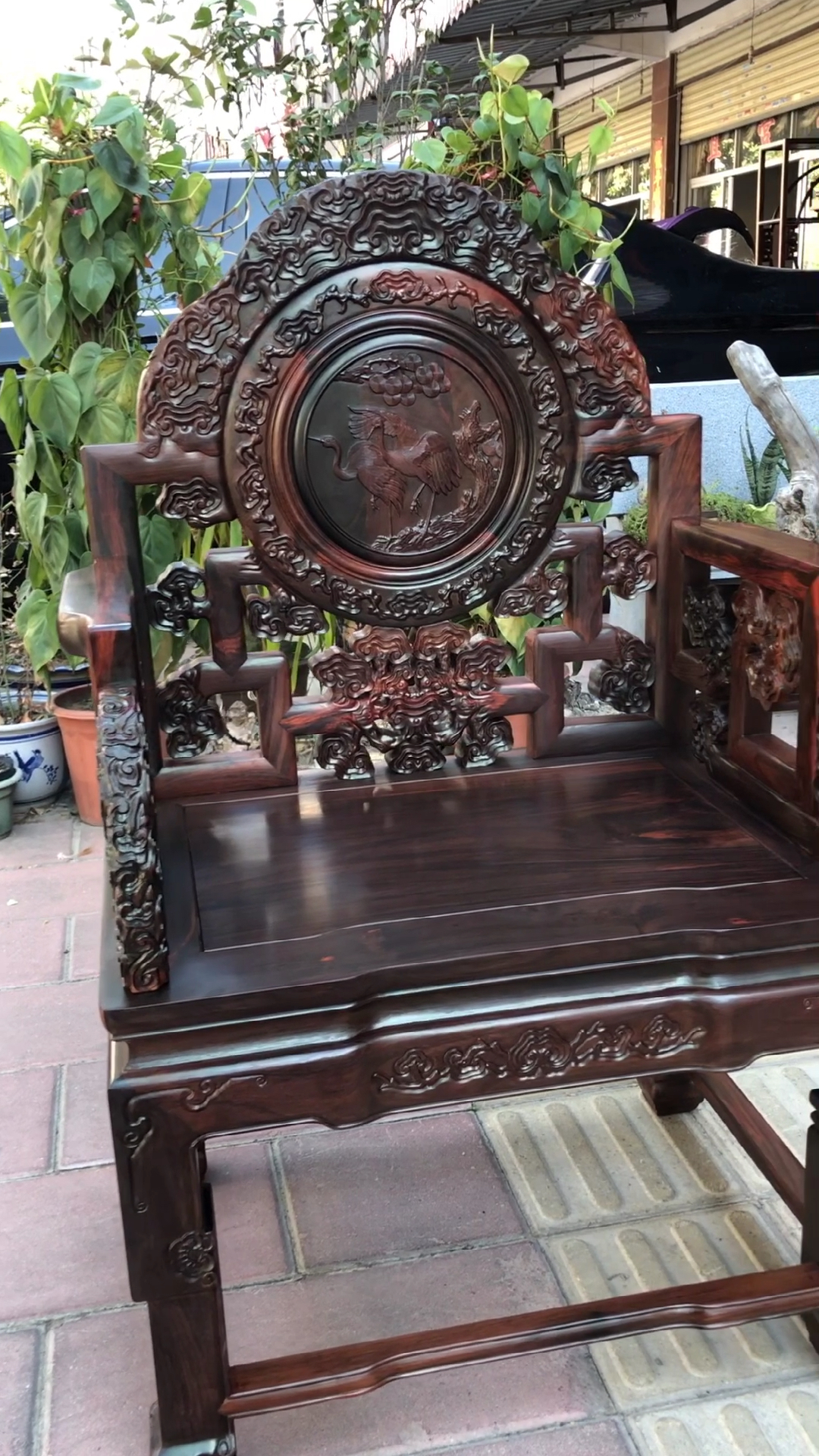 经典灵芝太师椅