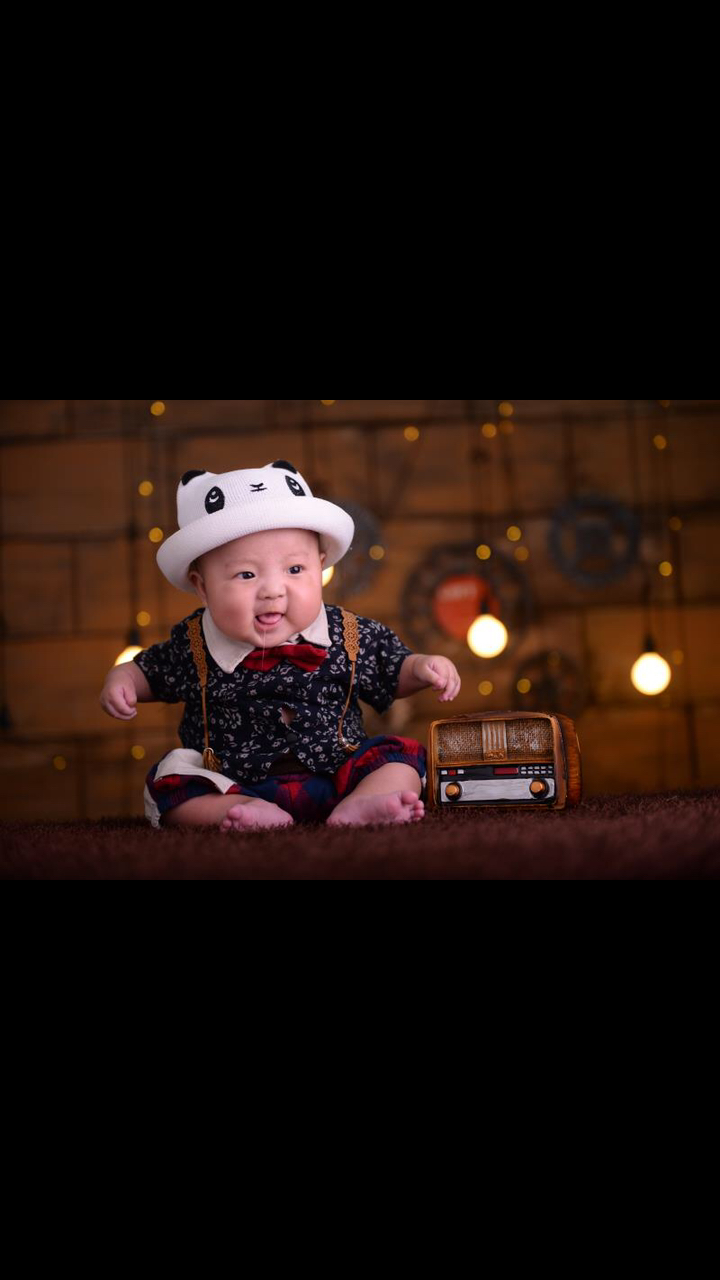 我的小宝贝oo#宝宝百天照