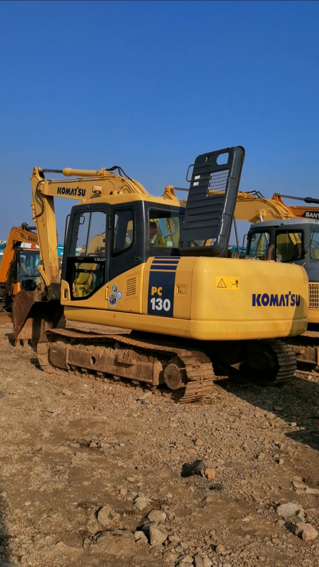 二手挖掘机个人#小松130二手挖掘机现货实拍