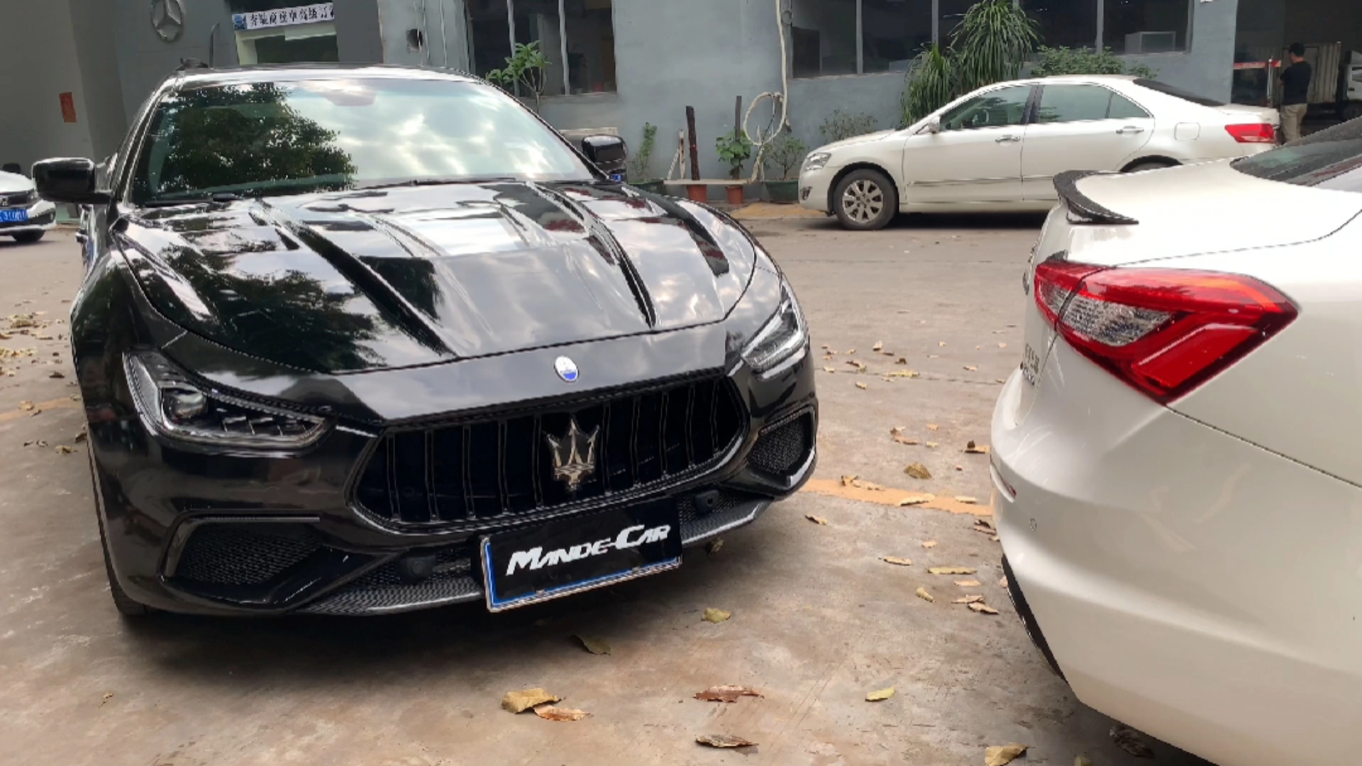 玛莎拉蒂#玛莎拉蒂ghibli改装黑武士风,定制你的小飓风