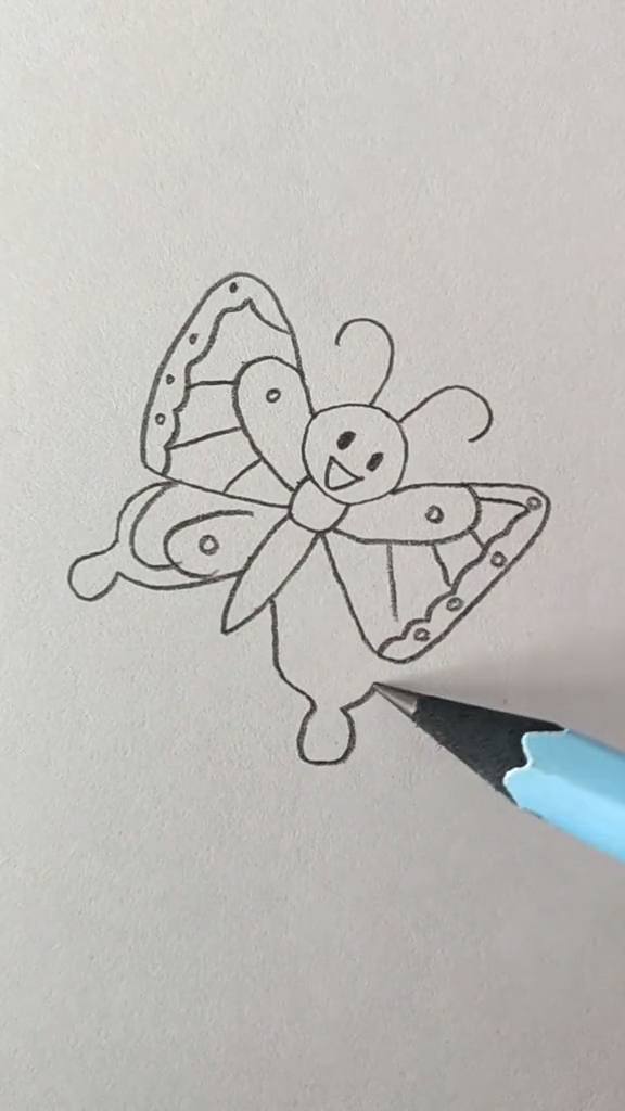 简笔画#这样画蝴蝶超简单,你学会了吗?