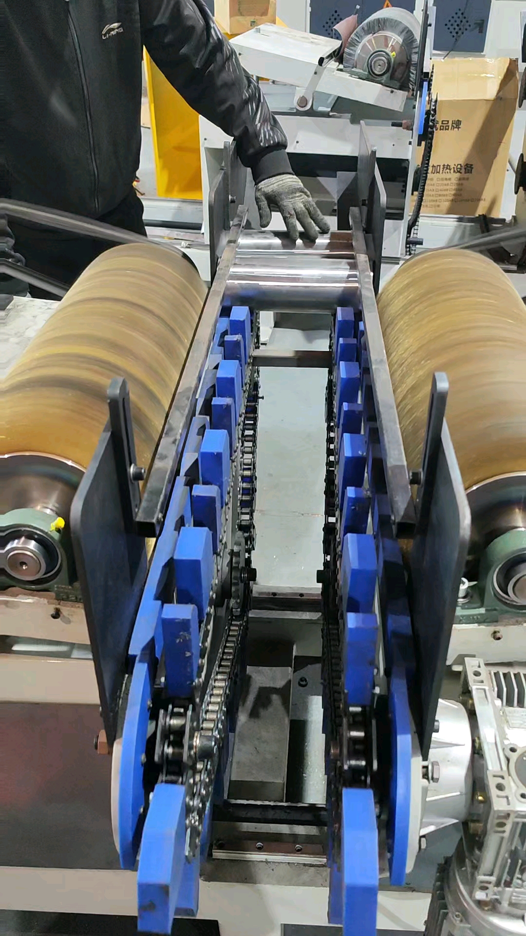 大管径刷毛刺机金属管去毛刺机-度小视