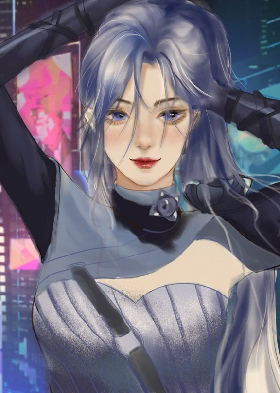 画画#花木兰默契交锋同人图-度小视