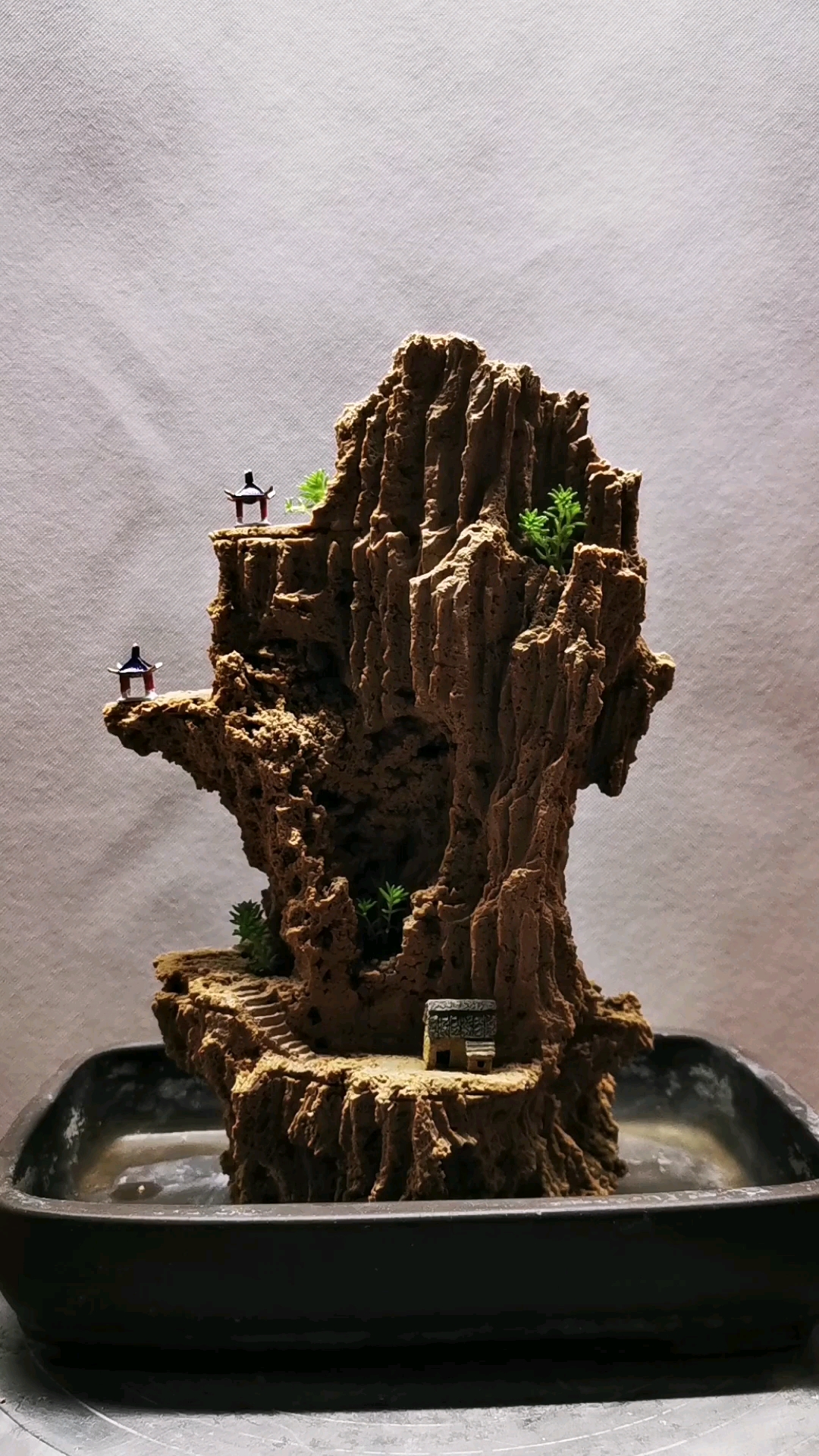 吸水石假山盆景新作欣赏十一