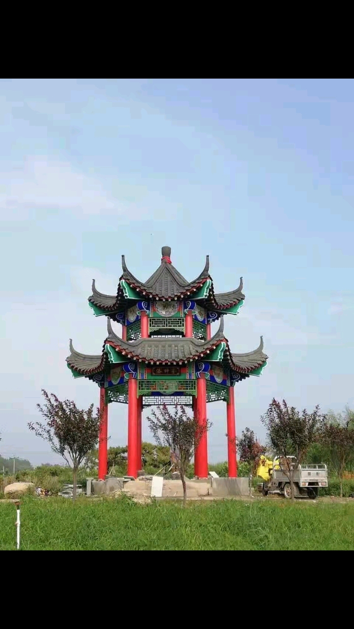 凉亭#古建凉亭凉亭厂家亭子水泥仿古凉亭