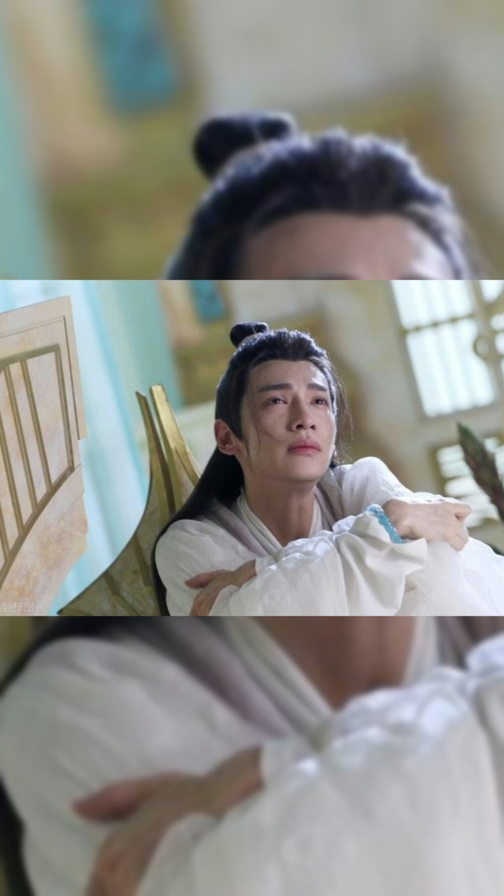 罗云熙黑衣配银发,上演绝美侧脸杀,被赞为"古装第一美男"