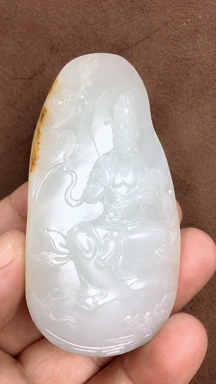 新疆和田玉籽料籽料#观音