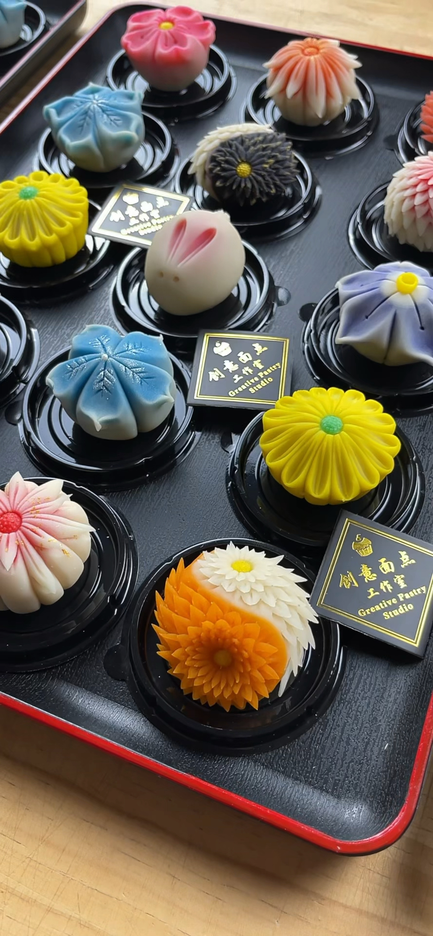 第六天课程作品和果子的各种造型