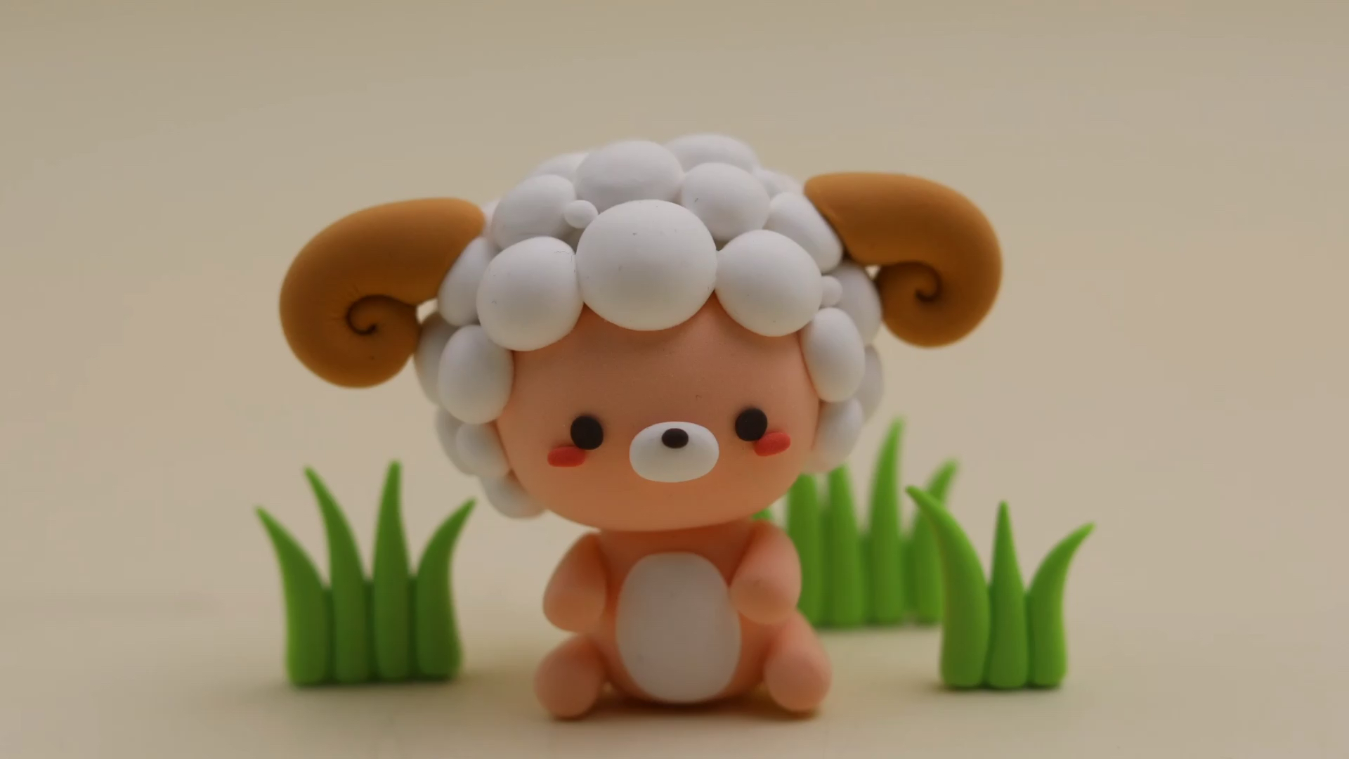 手工diy#儿童超轻粘土教程《白羊座》