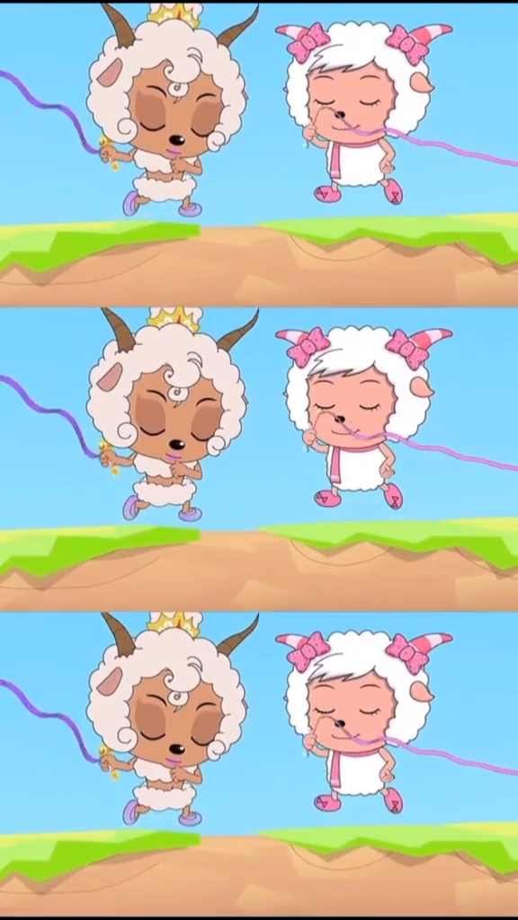 喜羊羊与灰太狼#来欣赏一下美羊羊与羚羊公主的舞蹈……-度小视