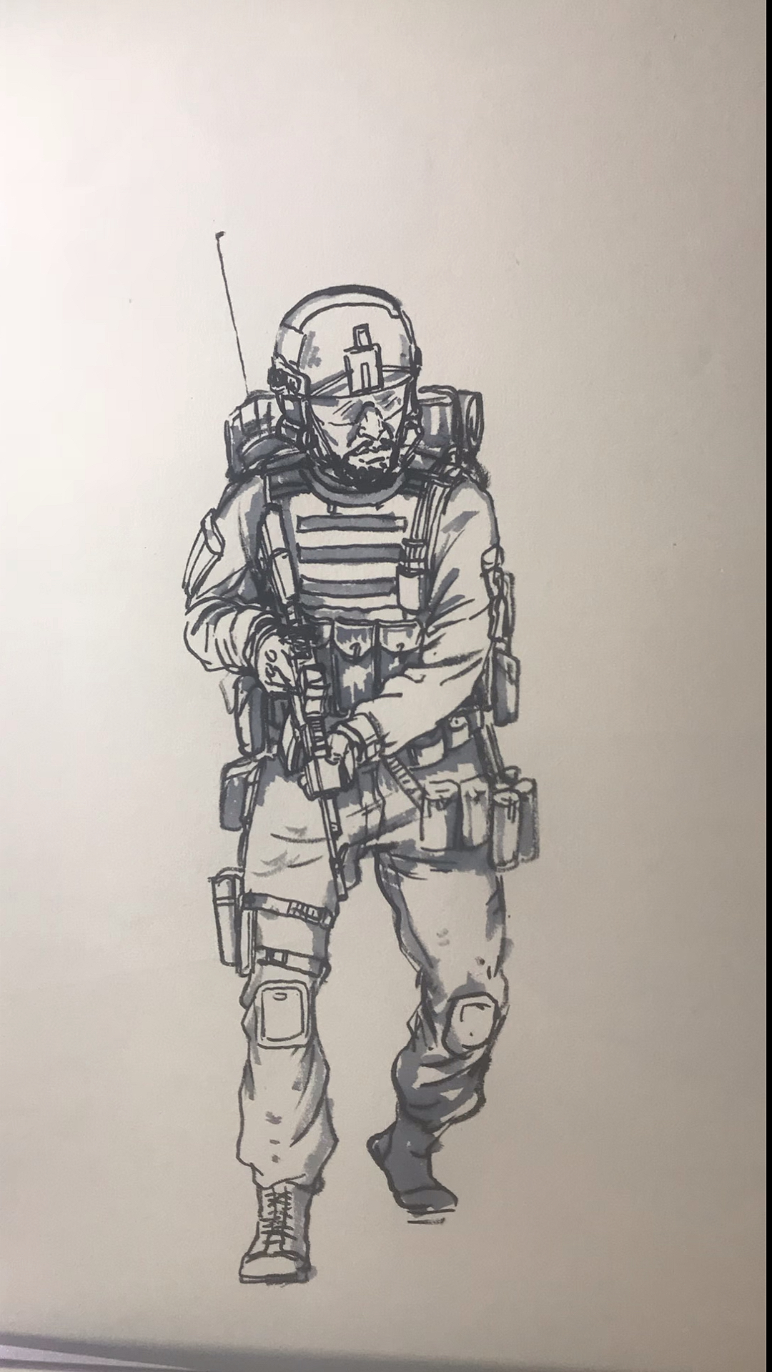 感谢全民我要上热门#画个特种部队