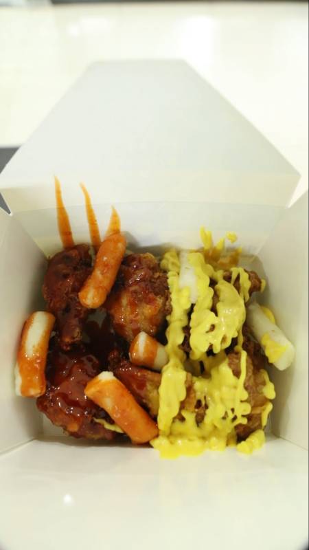 美食#上海名勺餐饮出品巧尔韩式炸鸡,多种口味,多款特色,颜值高,口味