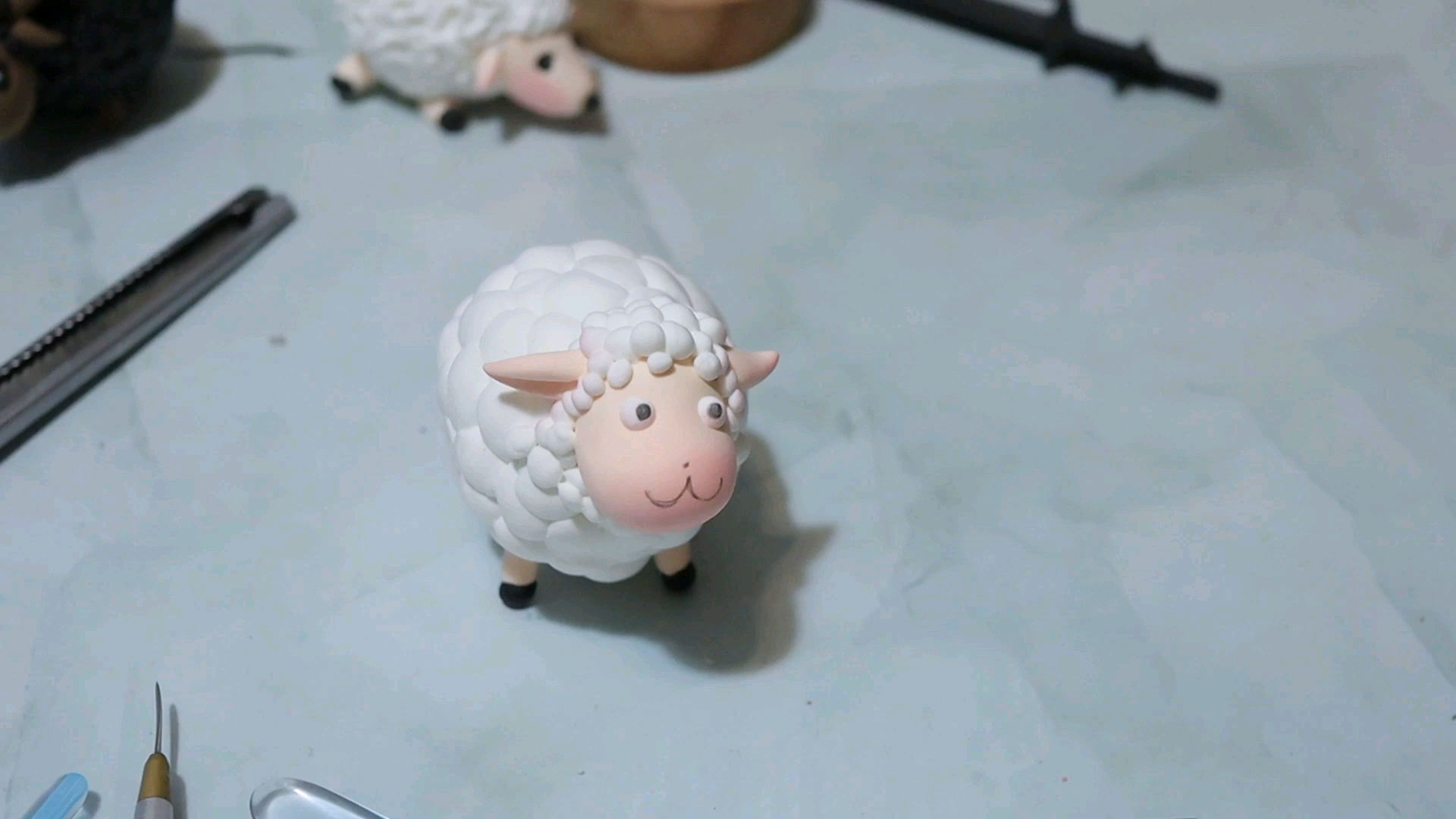 12生肖小羊粘土制作图片