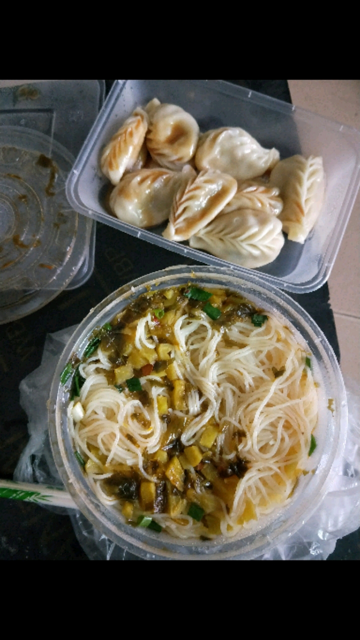 外卖#一顿简单的早餐