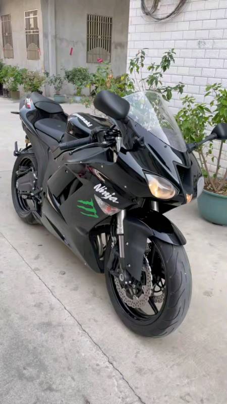 2008年川崎zx-6r娃娃脸改装吉村尾短价格2万出头