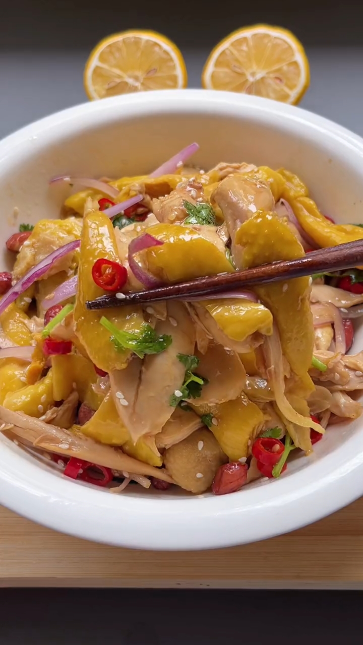 看8菜有食欲#教你怎样做家庭版手撕鸡