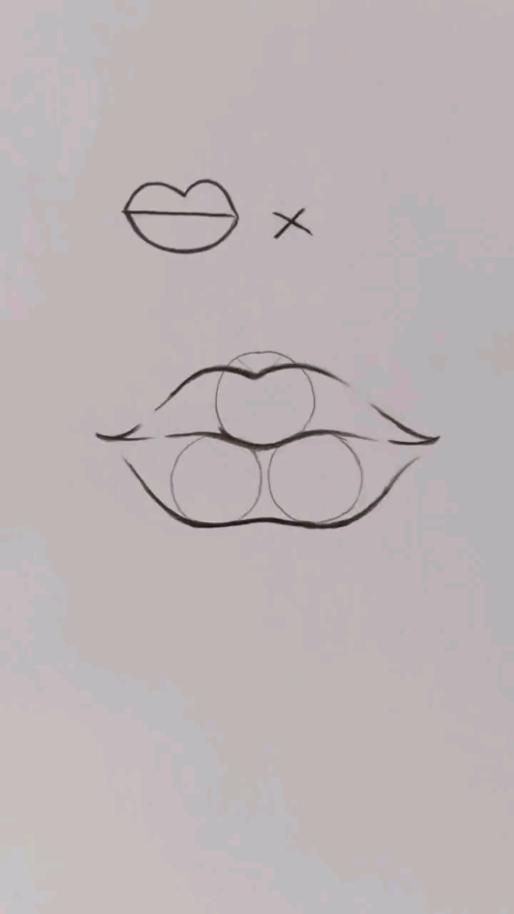 画画原来如此简单#厚嘴唇画法的小技巧来了,你学会了吗?