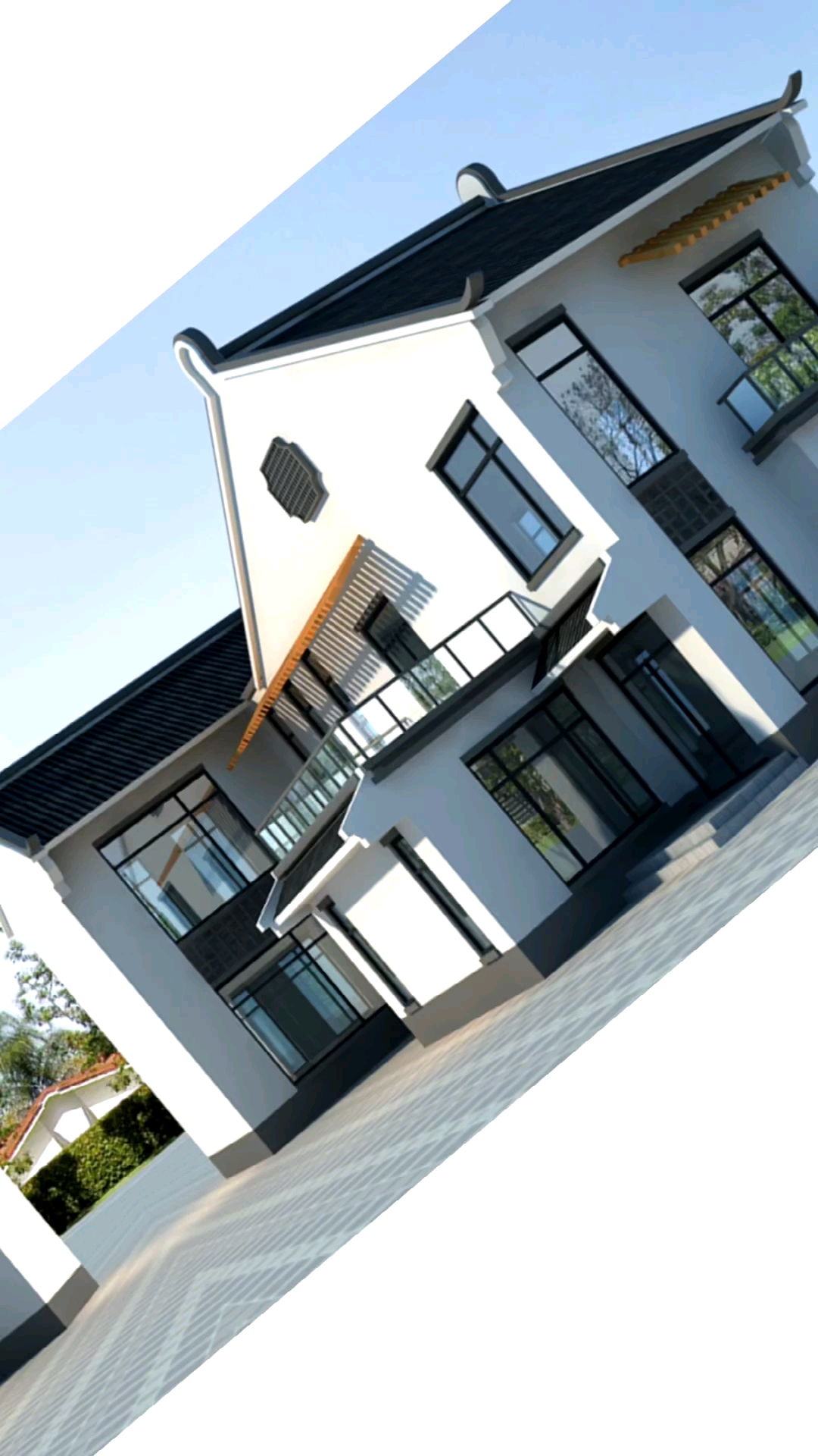 农村别墅#江浙地区的农村别墅,经典徽派风格深得我心