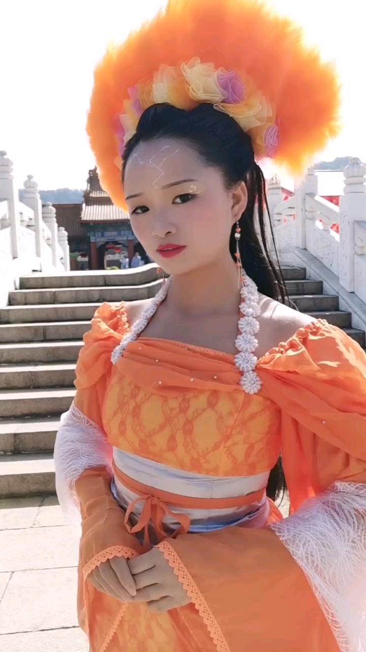 终于有机会拍橙儿祥和了#欢天喜地七仙女cos