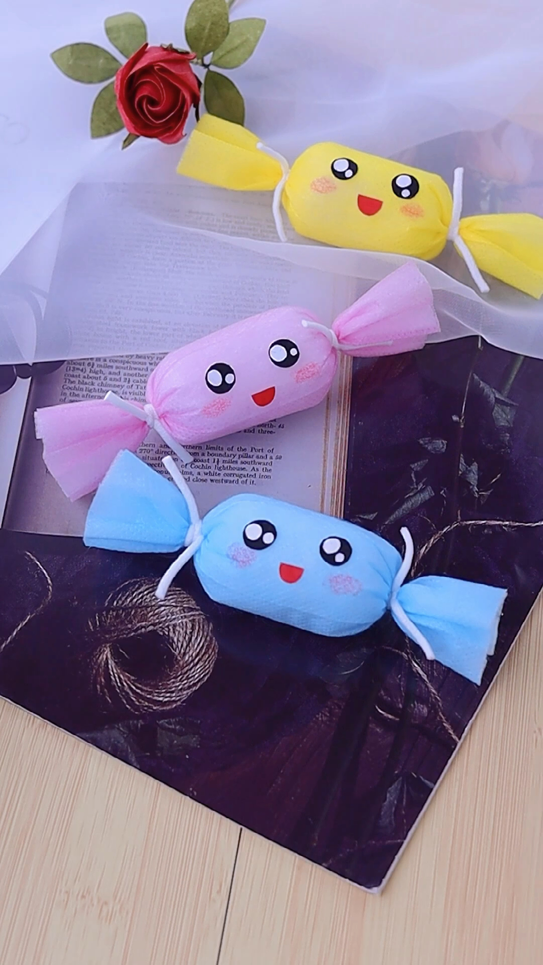 创意手工diy#超萌解压小糖果,快@你的闺蜜给你做!