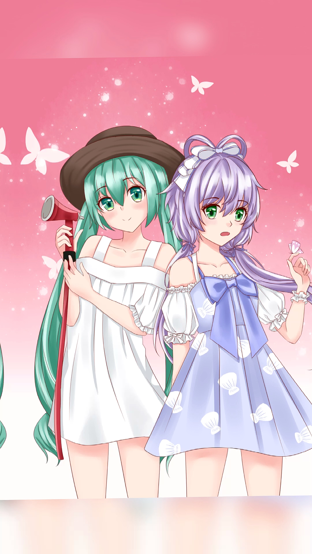 二次元#初音和洛天依是闺蜜吗?