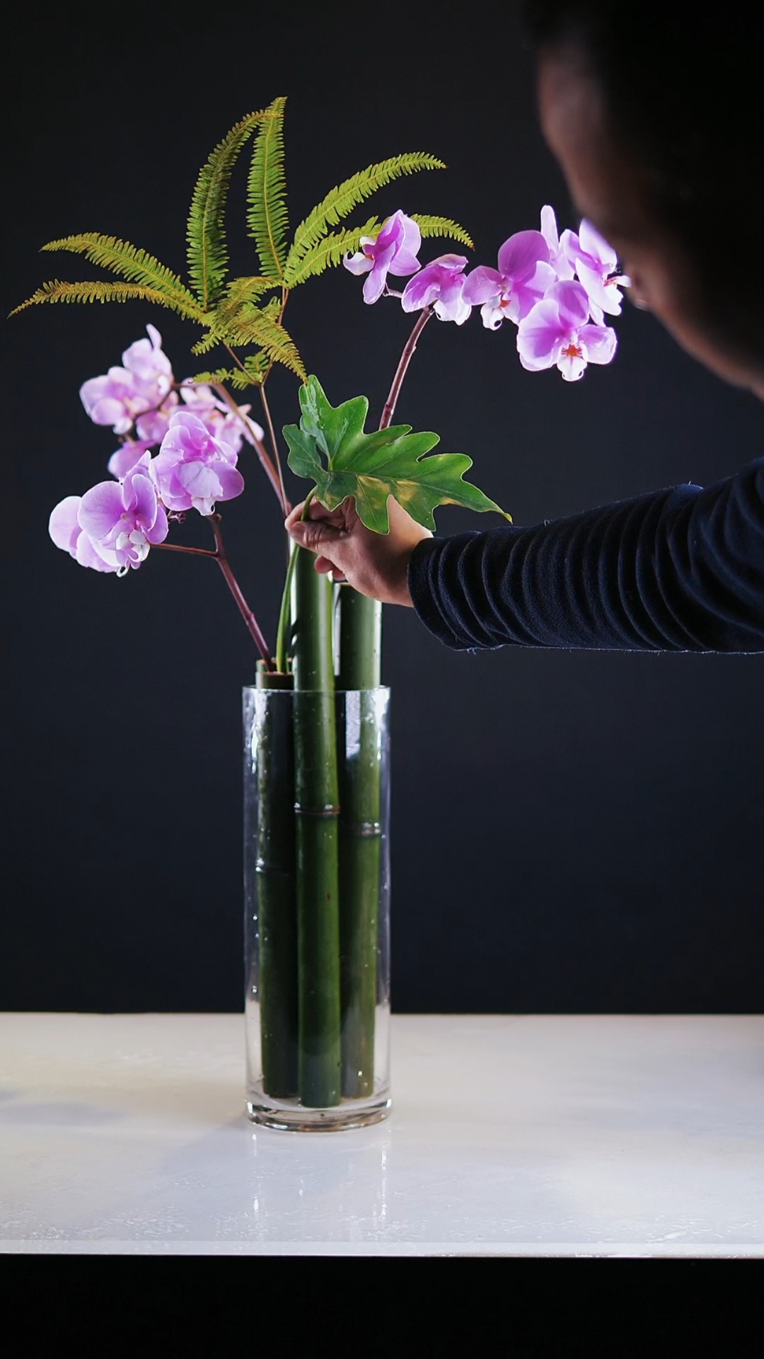 插花艺术#蝴蝶兰插花
