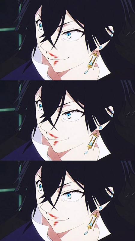 动漫#谁能拒绝一个黑发蓝眸的帅哥呢!-度小视