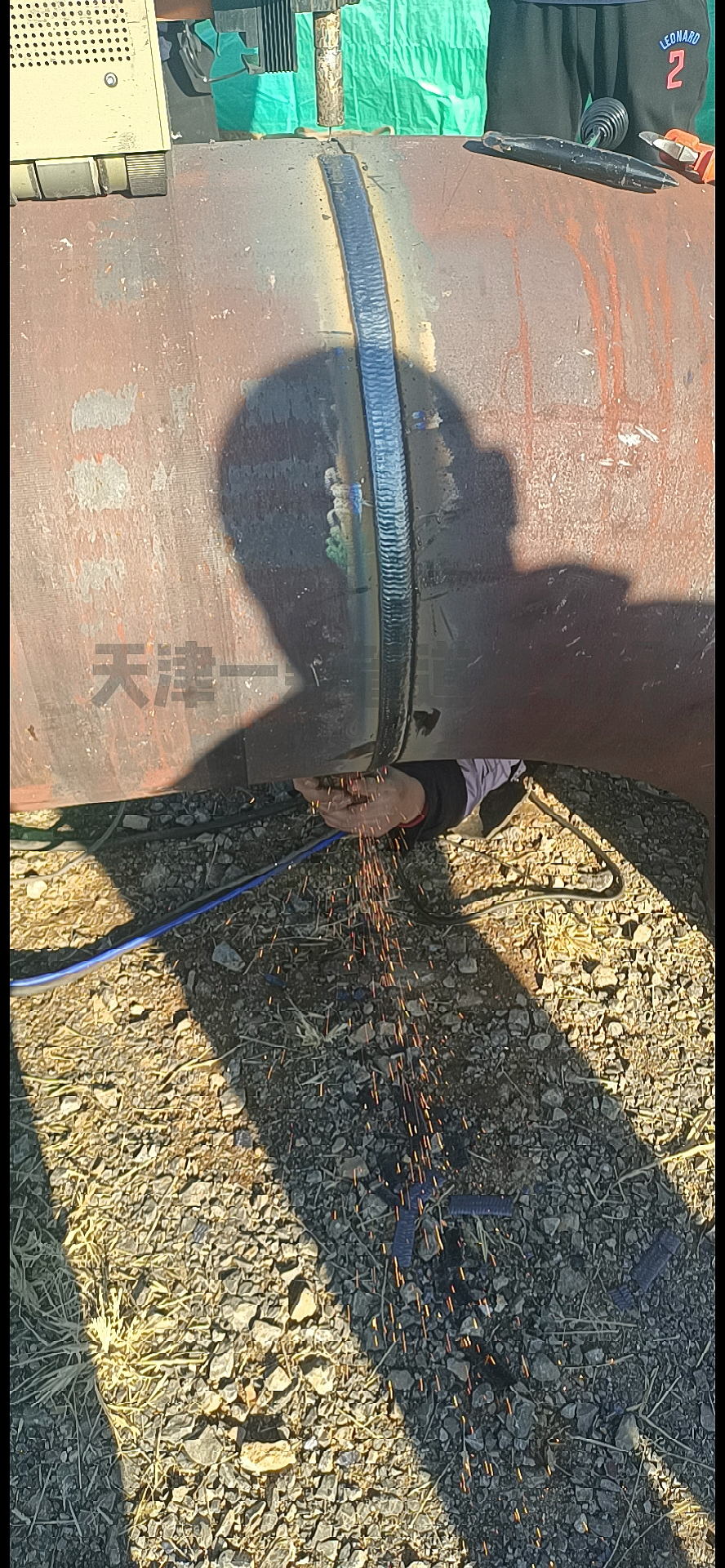 天津一新管道自动焊设备管道全位置自动焊接焊缝成型美观且质量好