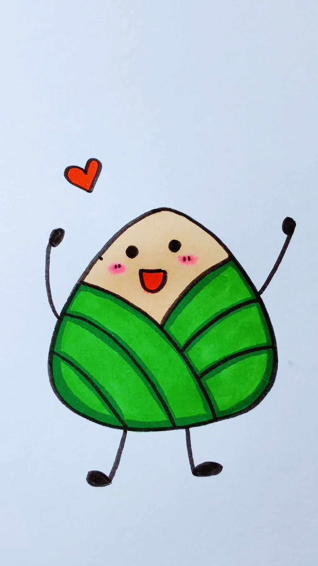 简笔画粽子