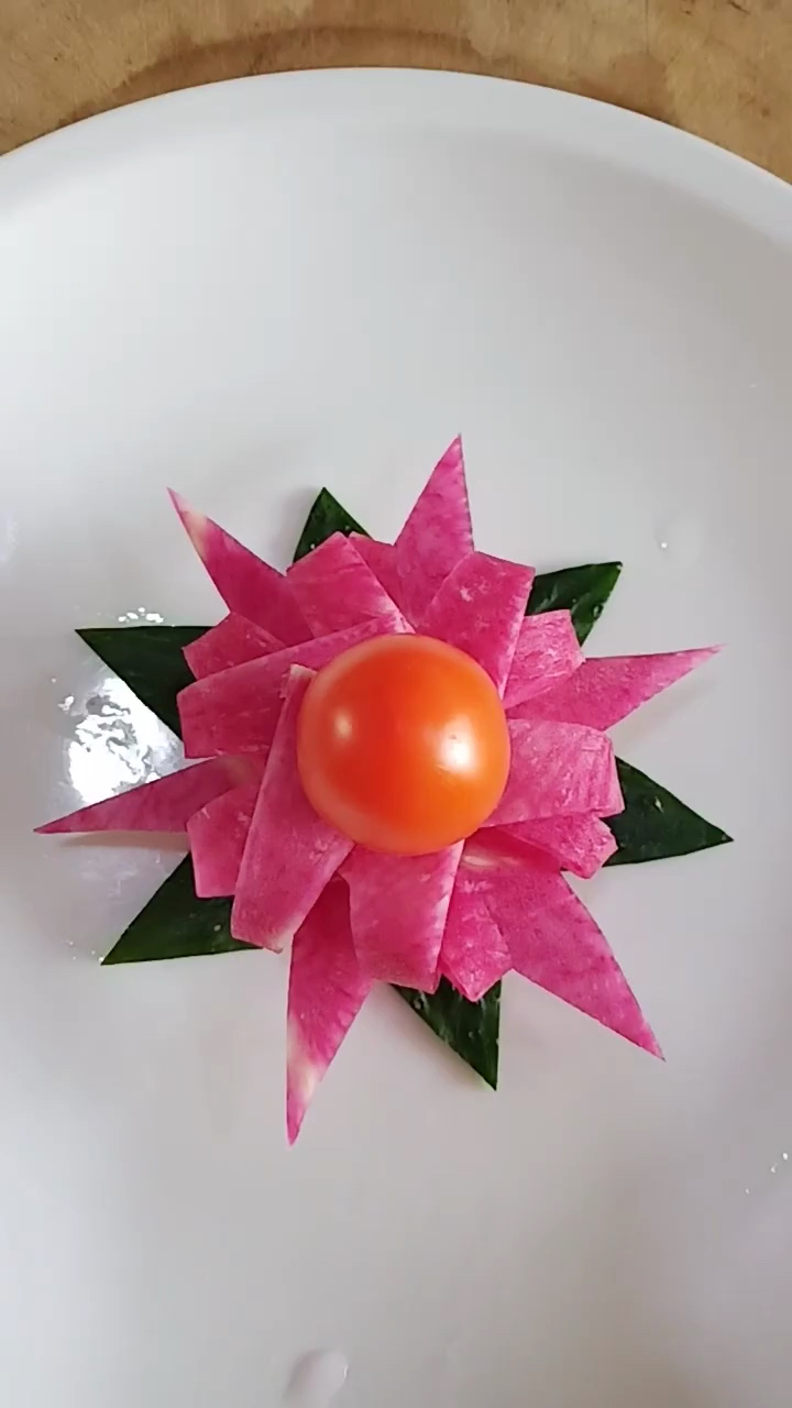 盘饰#好看盘头花