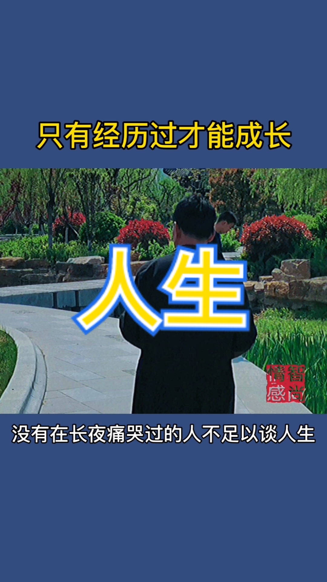 扎心情感语录 只有经历过才能成长