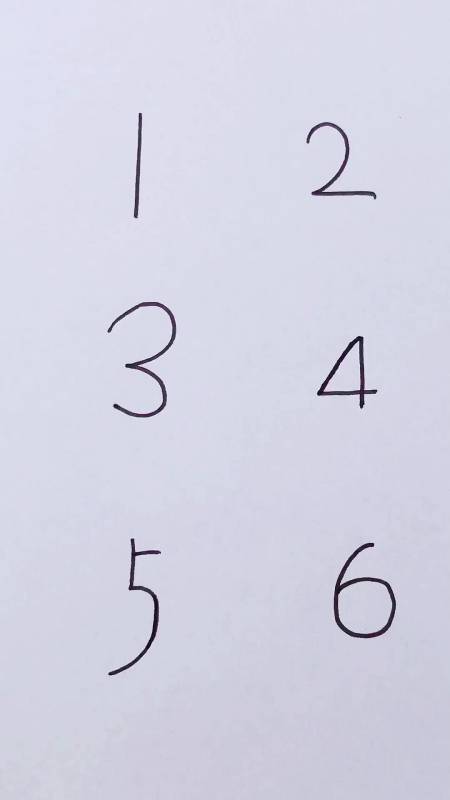 我要上热门#数字简笔画,看看都能画什么?
