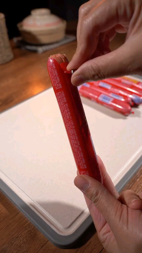 在家做个拿手菜#周末煎火腿肠给孩子安排起来吧!