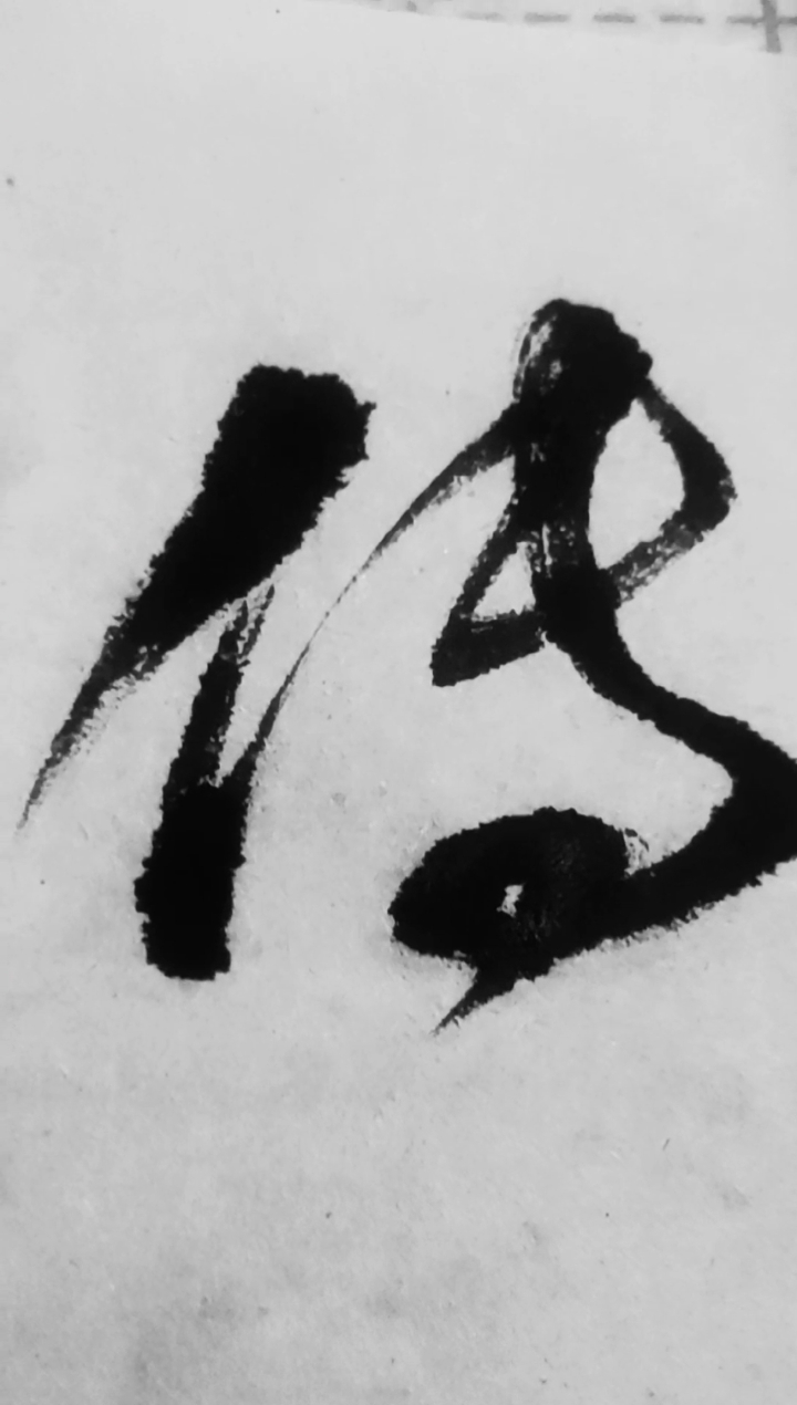 每日一草#草书千字文:"传"字草书两种写法