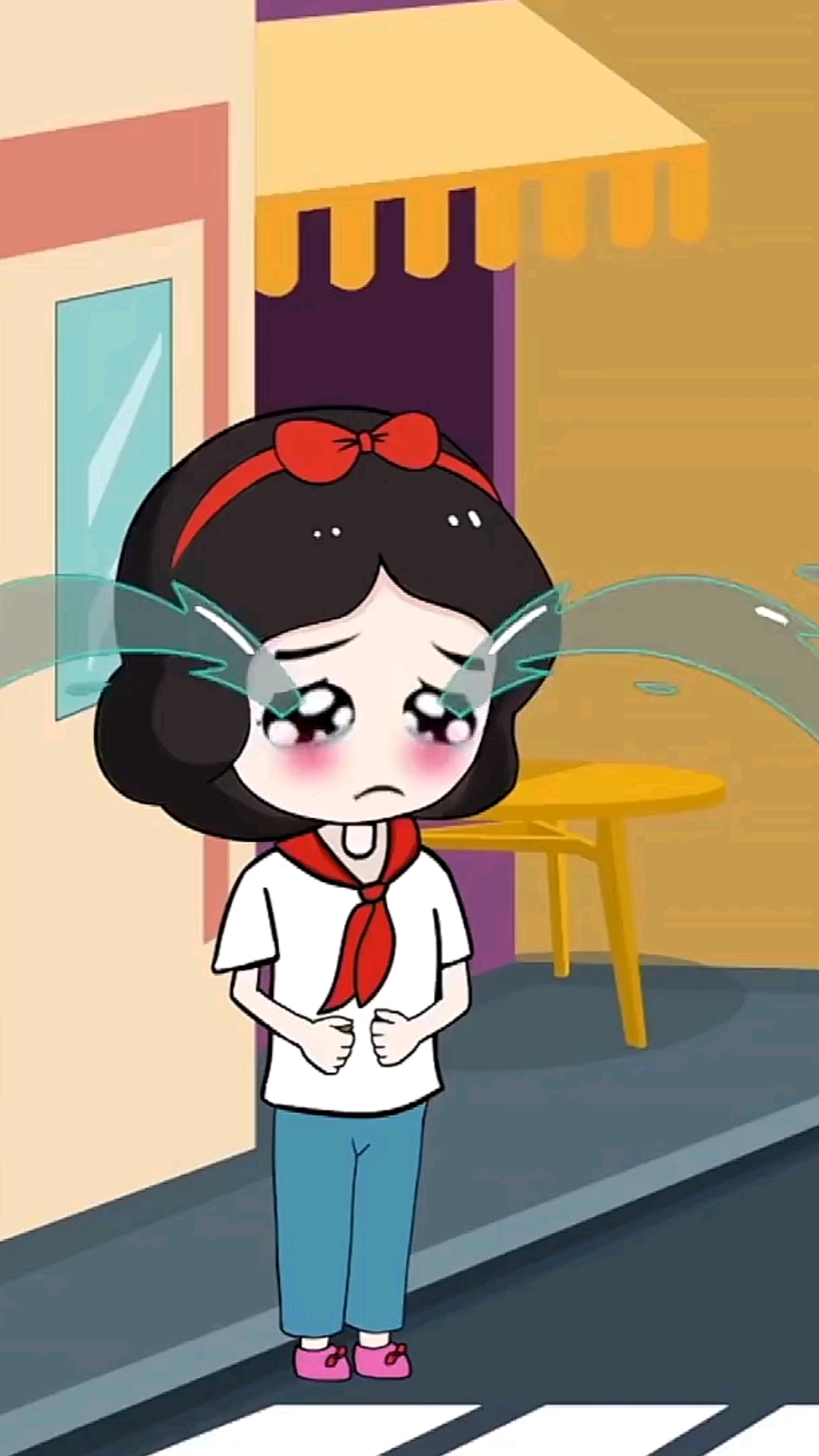 白雪为什么哭的这么伤心?