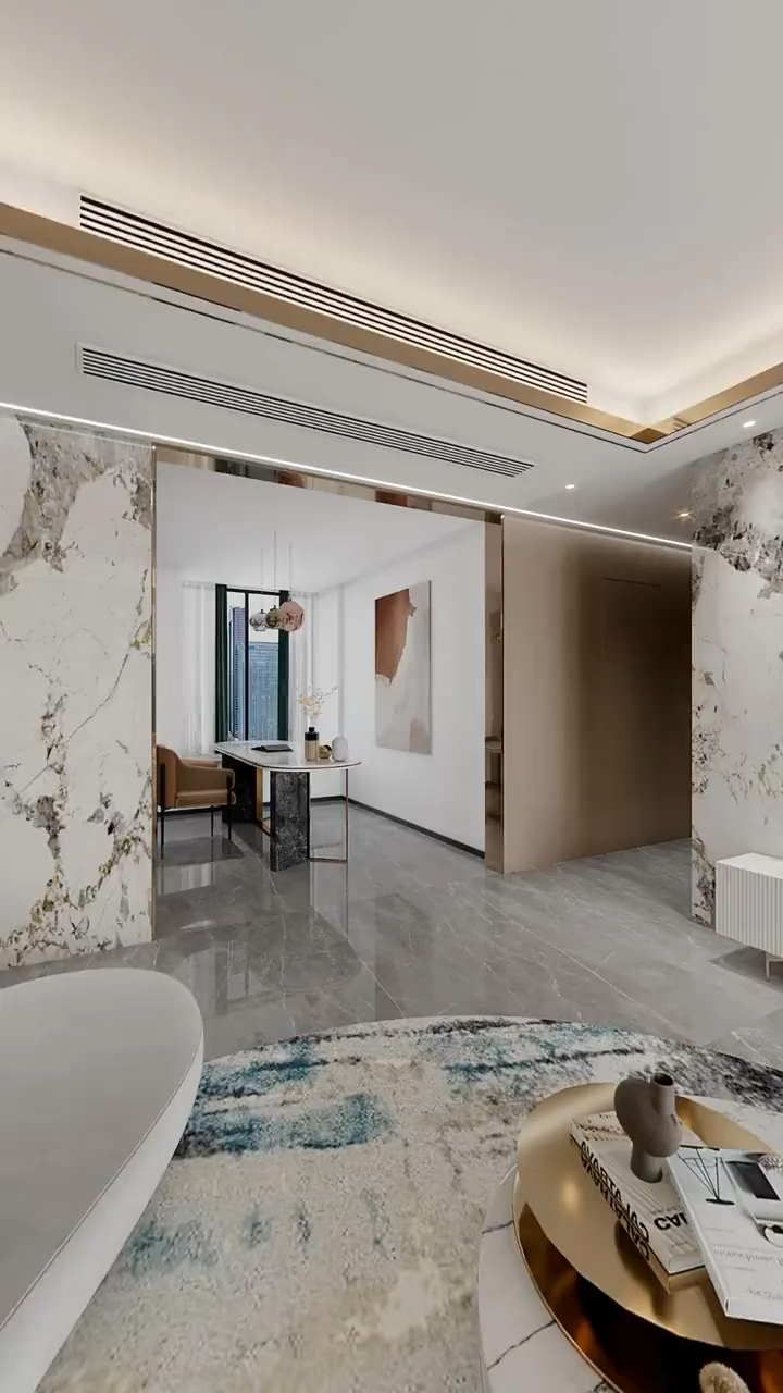 岩板背景墙岩板潘多拉全屋定制