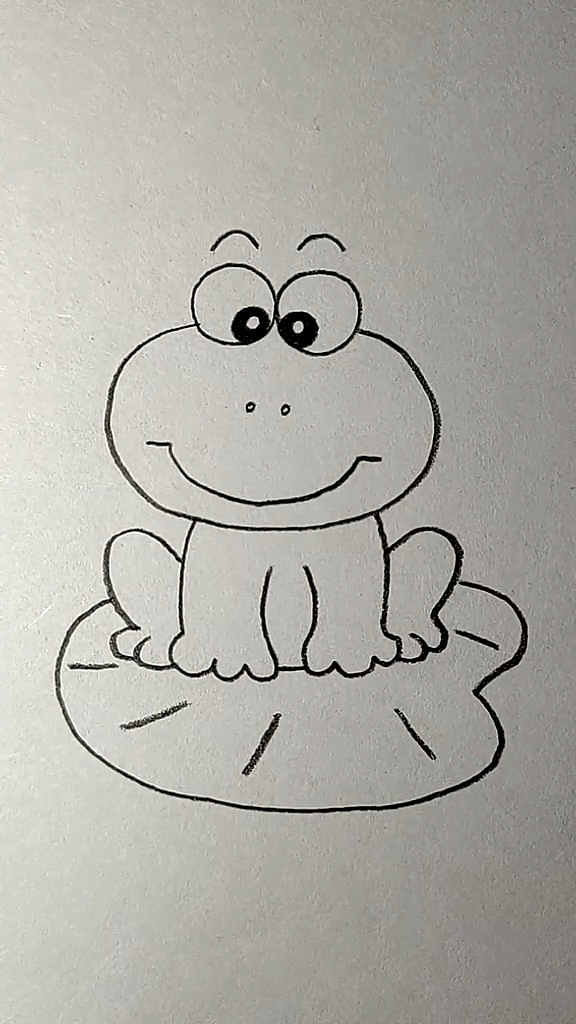 简笔画#用数字8画小青蛙