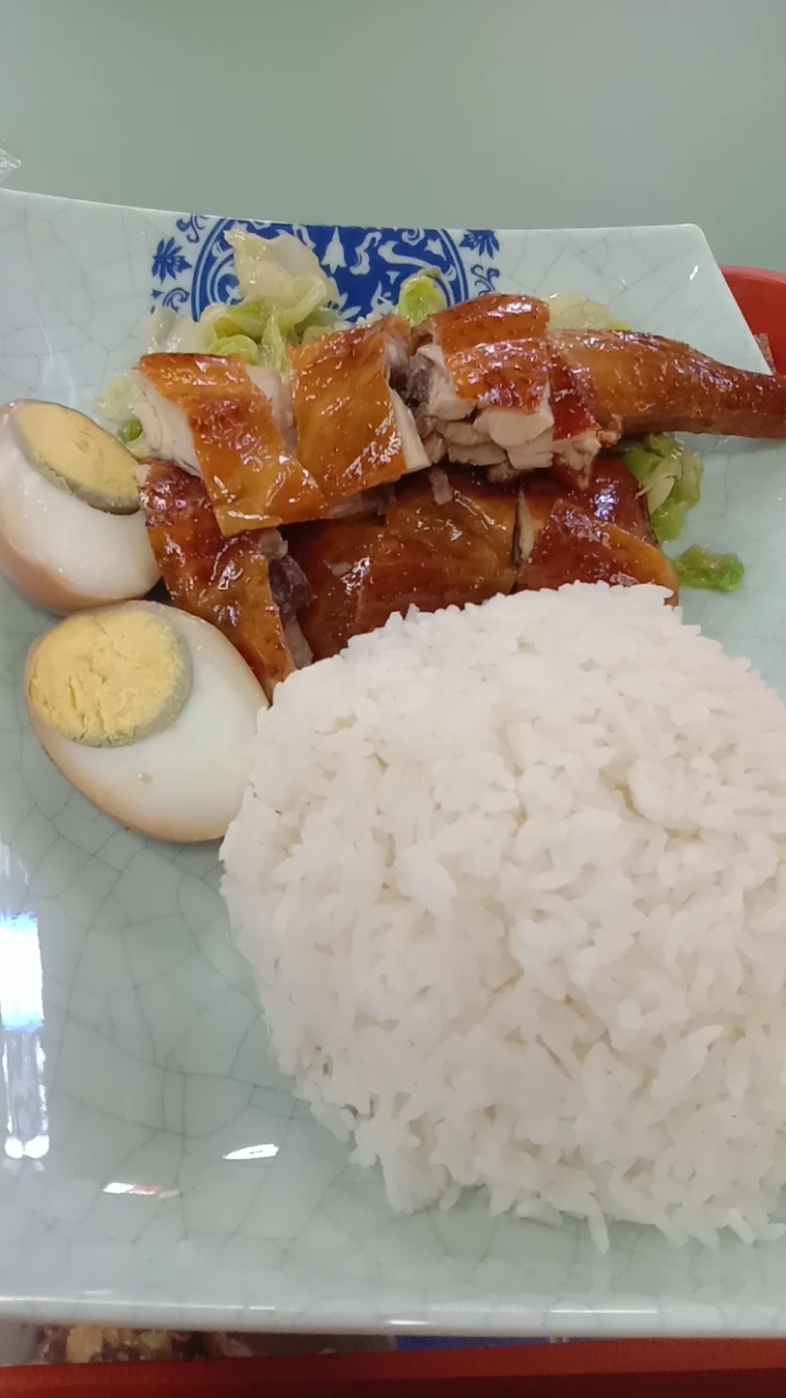 舌尖上的旅行#广式烧鸡饭搭配酸奶,绝配