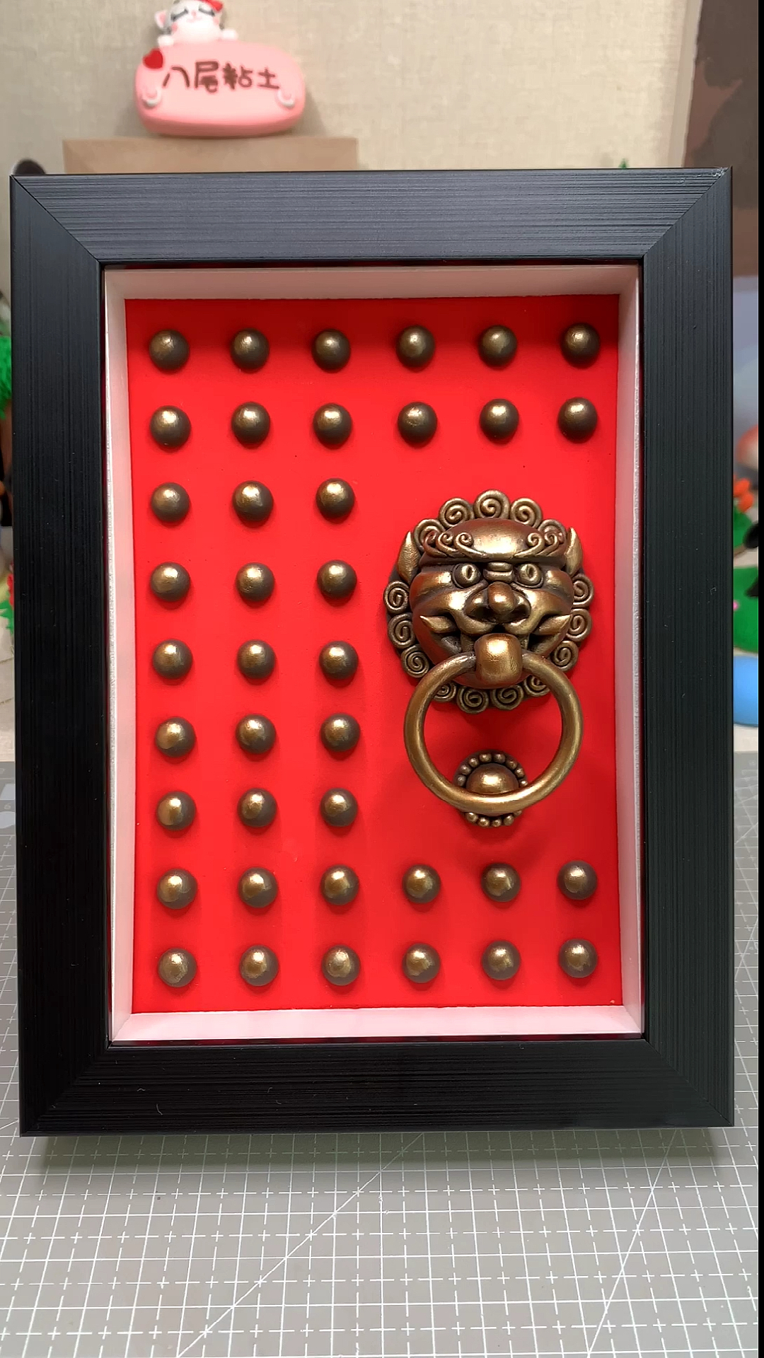 超轻粘土#辅首门环,用你的双手赋予粘土不一样的属性